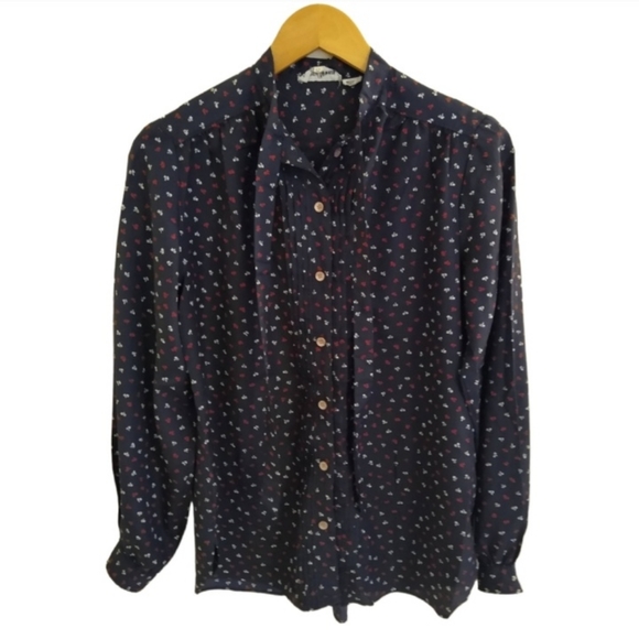 Vtg Evan Picone Blouse - Picture 8 of 13